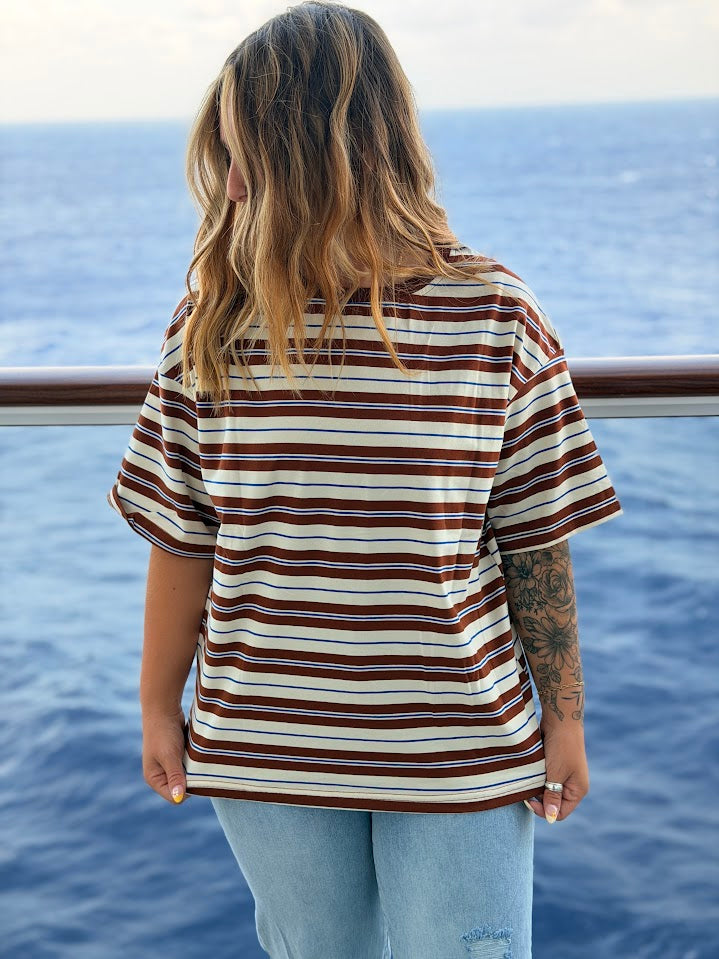Oversized Striped Tee