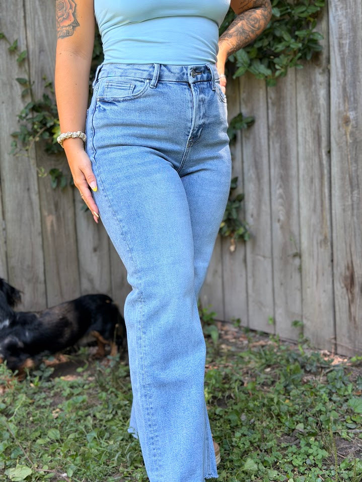 Super High Rise Wide Leg Jeans