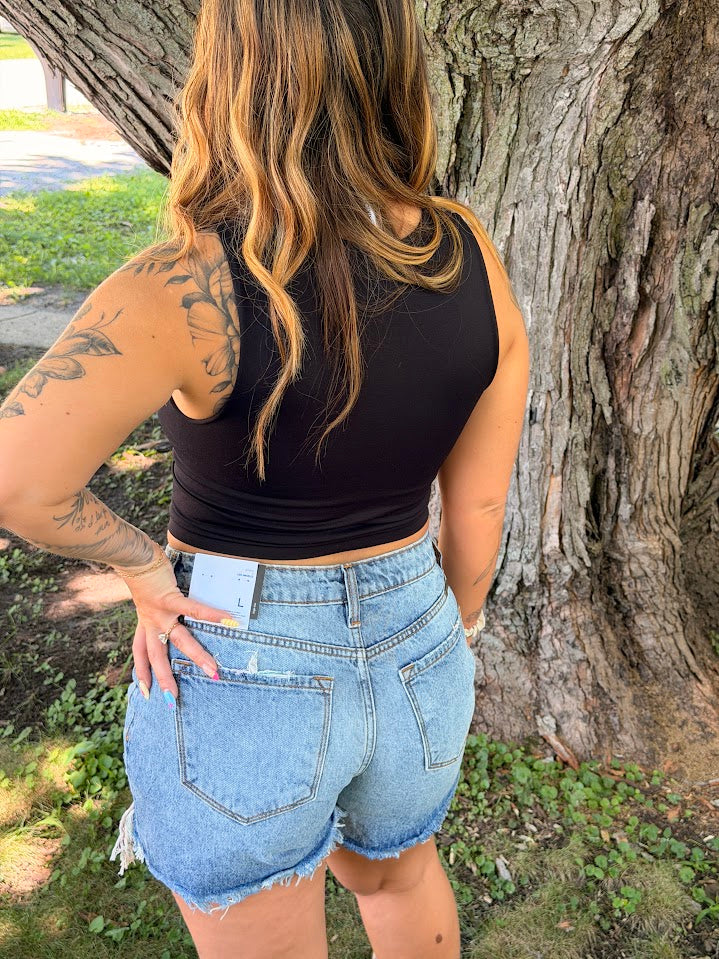 Sleeveless Ribbed Tank