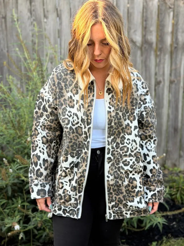 Leopard Print Jacket